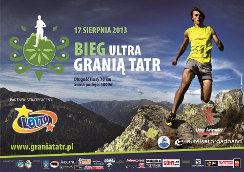Bieg Ultra „Granią Tatr” - plakat pormujący zawody