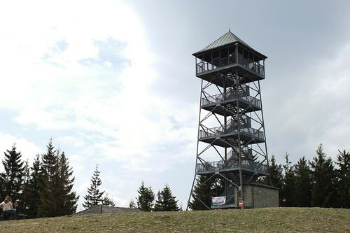 Wieża widokowa na szczycie Wielkiej Czantorii