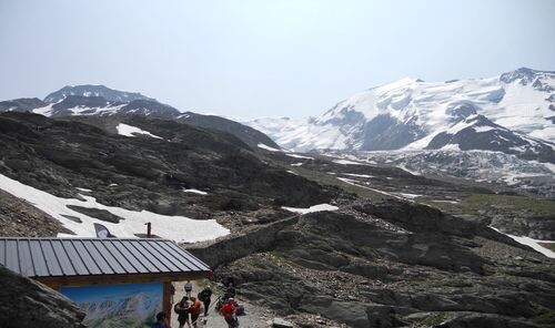 Fot.kasa biletowa Tramwaju du Mont Blanc